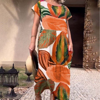 Sarai | Chic kjole med rund hals