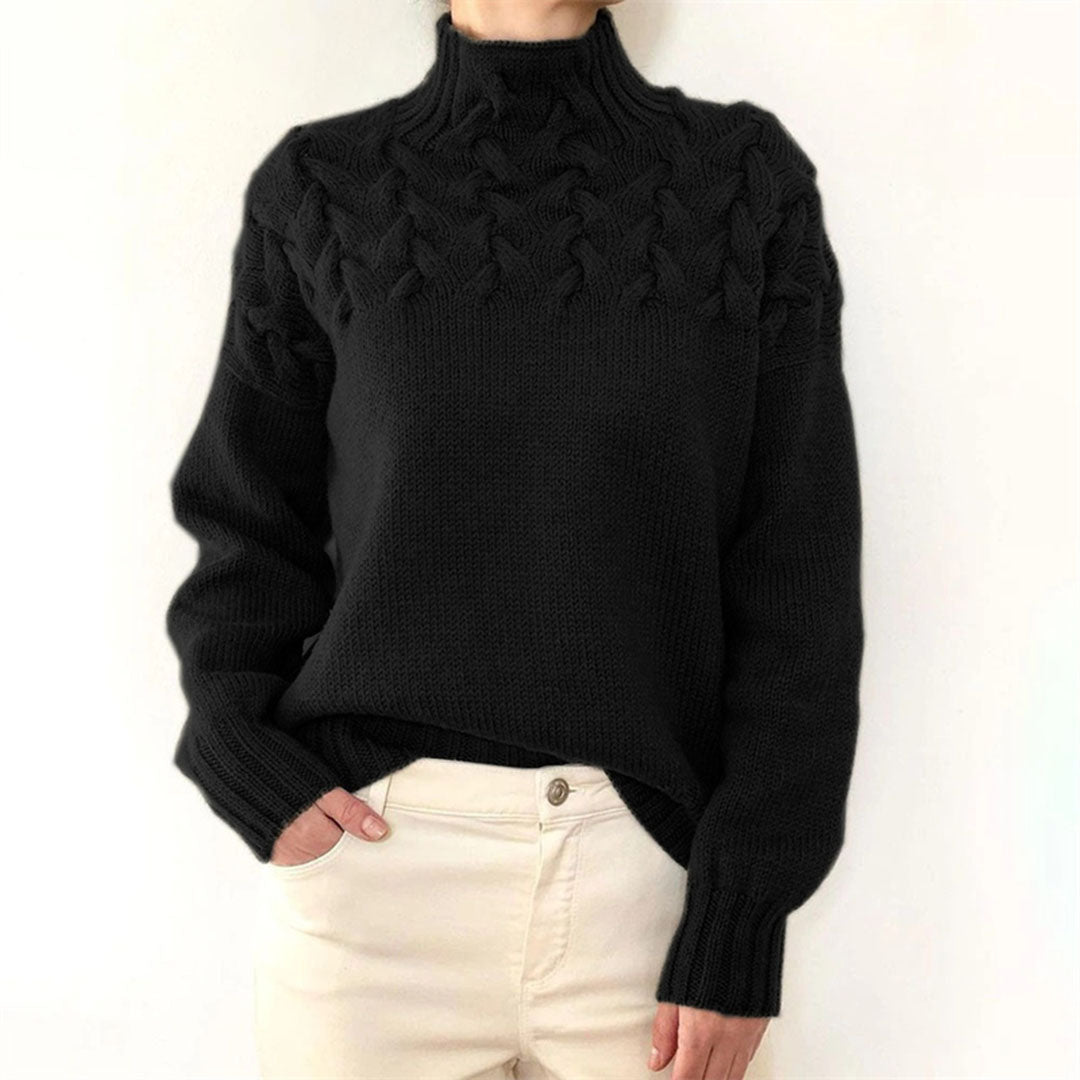 SANSA - Elegant genser med turtleneck