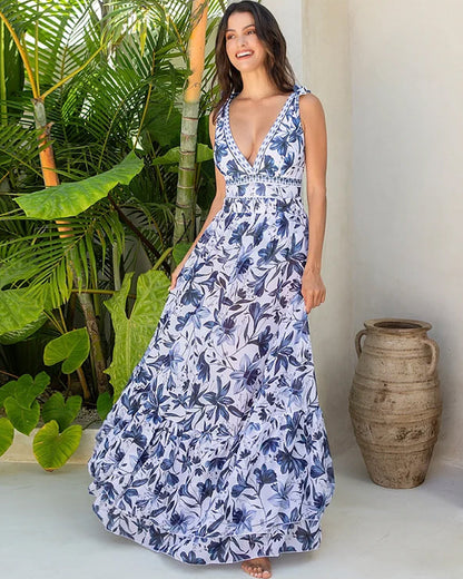 Seraphina | Chic to-dels badedrakt med V-hals