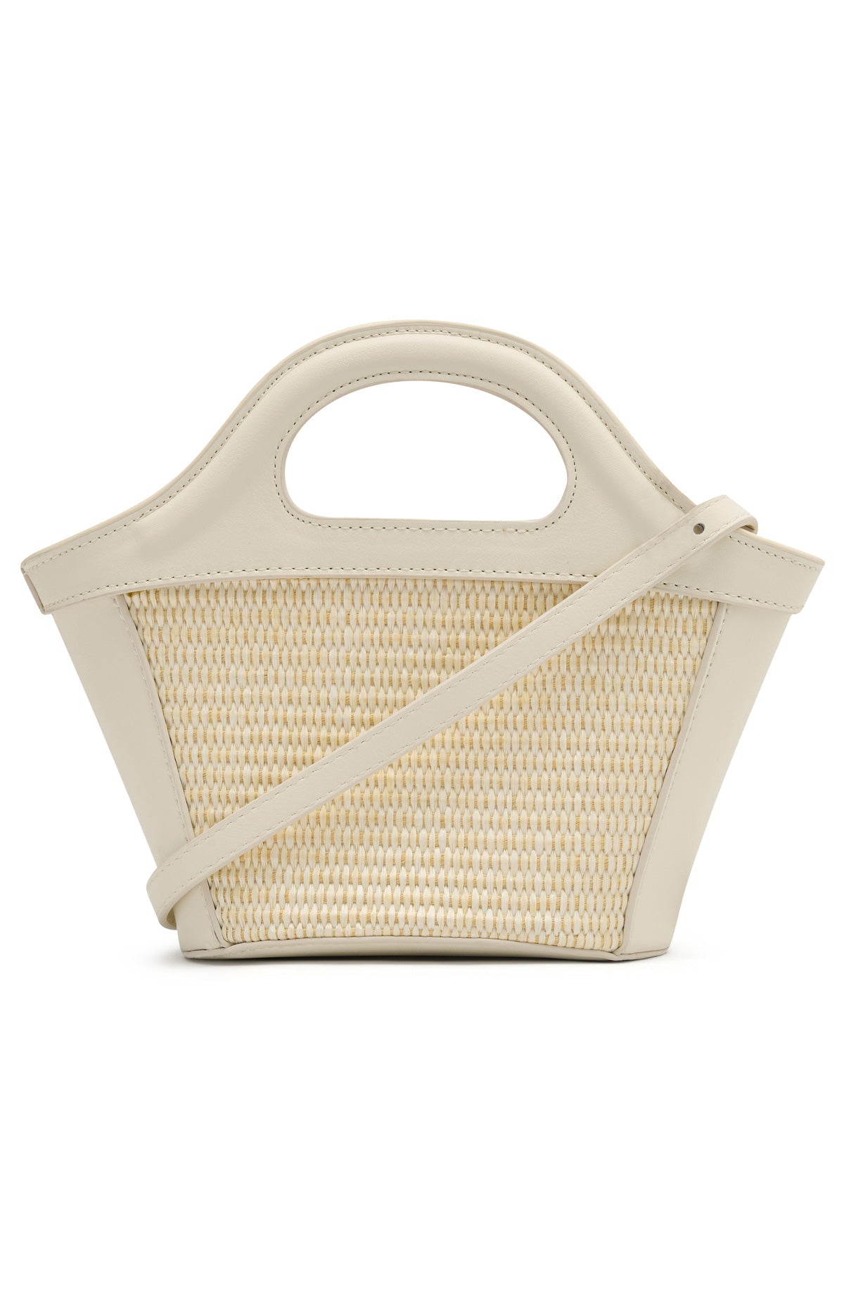 SORELLE – Mini stråveske med håndtak